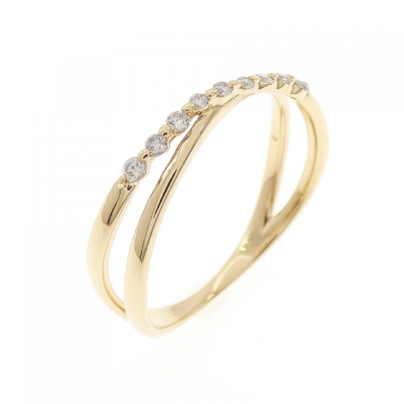 Nhẫn kim cương K18YG - Hàng hiệu Authentic 854564