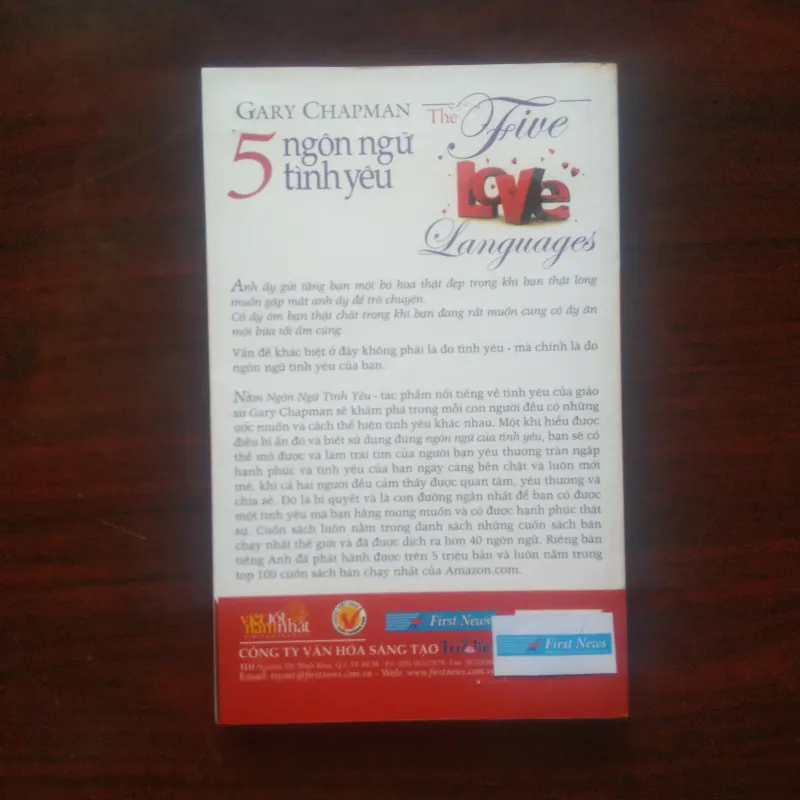 [Sách Tâm Lý] The 5 Love Languages - 5 Ngôn Ngữ Tình Yêu (Gary Chapman) 1002187