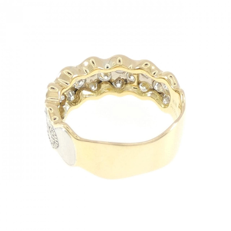 Nhẫn kim cương K18YG/PT900 1.25CT 670309