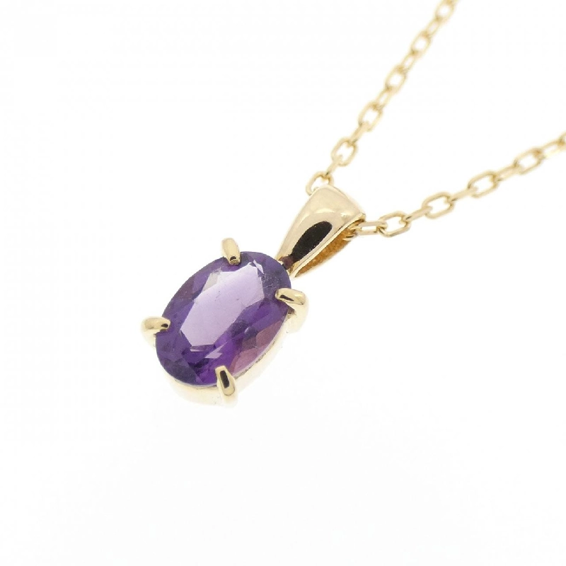 K18YG Amethyst Necklace - Hàng hiệu Authentic 861419