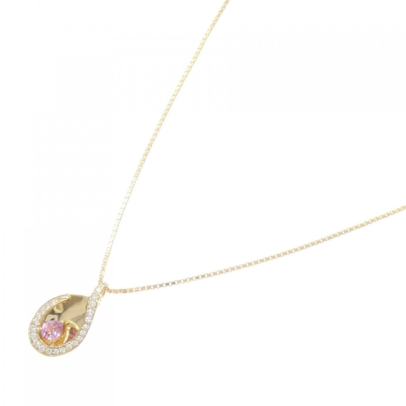 K18YG Sapphire Necklace 0.355CT - Hàng hiệu Authentic 846841