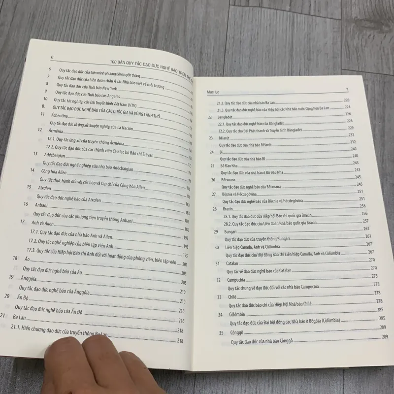 100 bản quy tắc đạo đức nghề báo trên thế giới. 7b1 1026391
