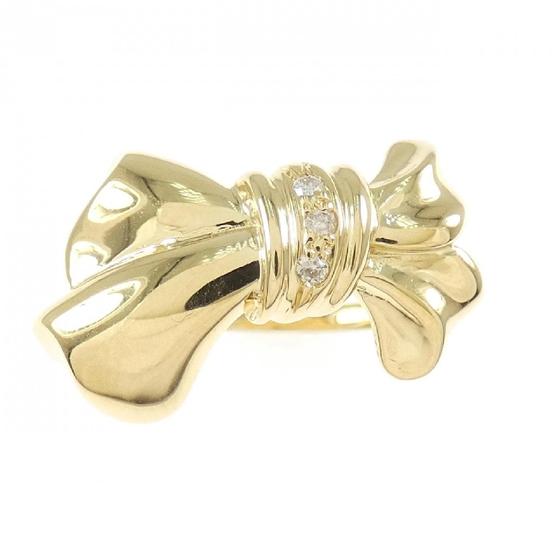 Nhẫn kim cương K18YG 0.03CT 669320