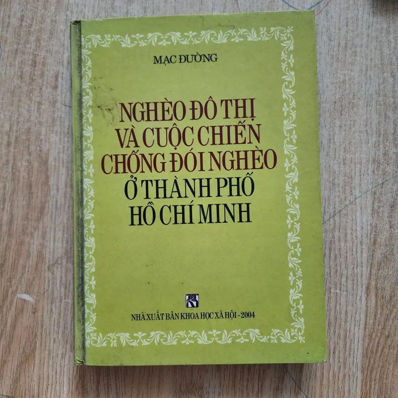 Nghèo đô thị và cuộc chiến chống đói nghèo ở tphcm | chữ ký gs mạc đường 990984