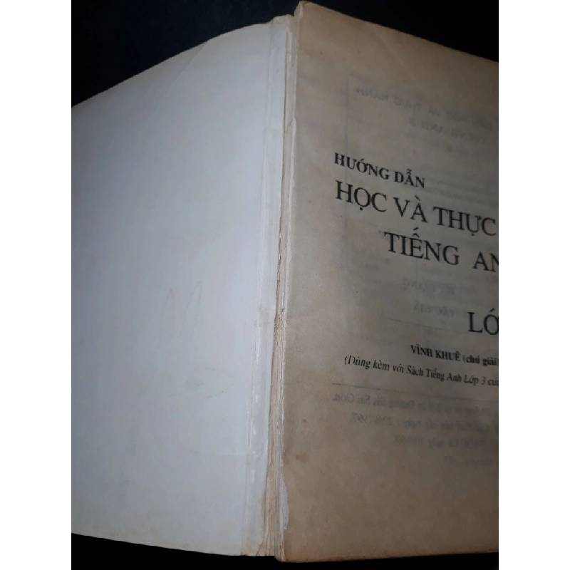 Hướng dẫn học và thực hành tiếng Anh 3 mới 70% ố vàng bong gáy 1997 HCM1001 HỌC NGOẠI NGỮ 380704