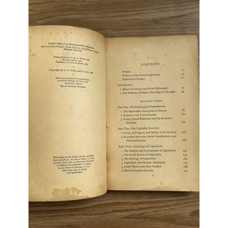 Karl Marx - T. B. Bottomore; Maximilien Rubel (eds.) 785150