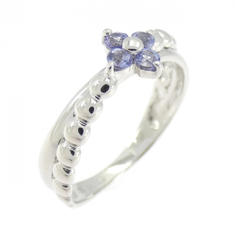 Nhẫn Tanzanite hoa PT900 - Hàng hiệu Authentic 852804