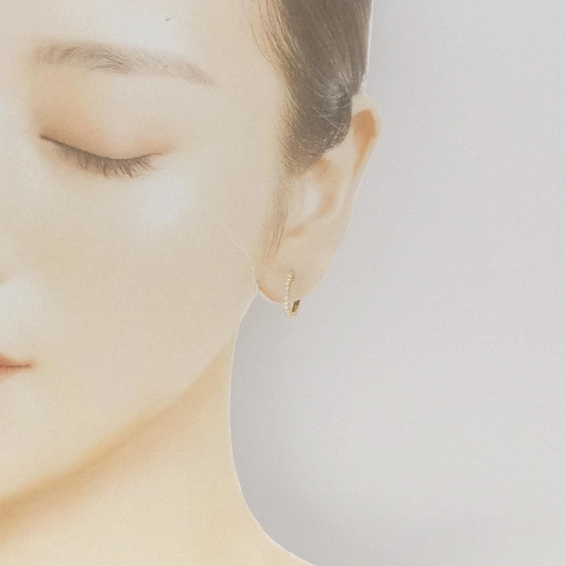 Bông tai kim cương K18YG - 0.40CT - Hàng hiệu chính hãng 870773