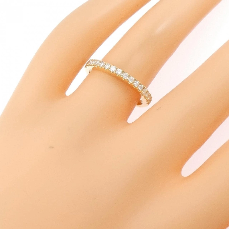 Nhẫn kim cương K18YG Half Eternity 0.32CT - Hàng hiệu Chính hãng 851042