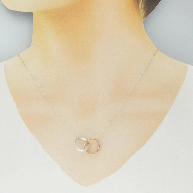 Tiffany 1837 Vòng cổ Interlocking Circle - Hàng hiệu Chính hãng 840445