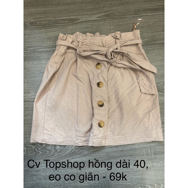 Chân váy Topshop hồng 160428