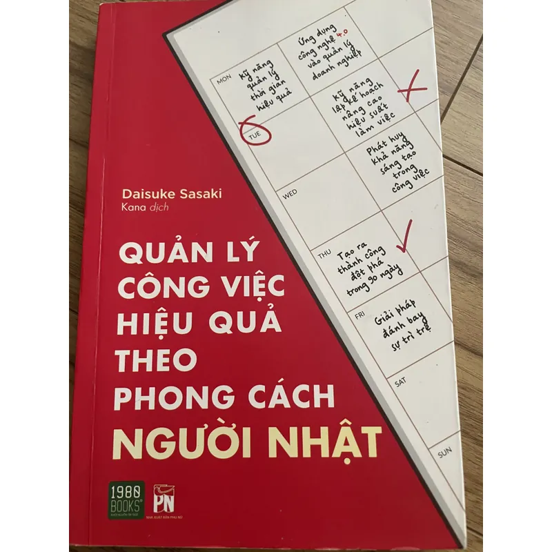 Sách Quản lý công việc hiệu quả theo phong cách người Nhật  675307