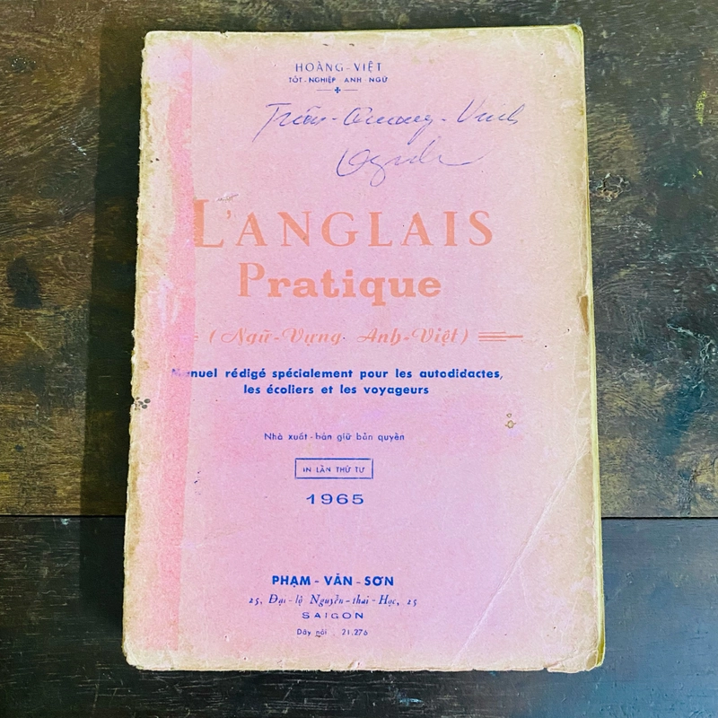 L'anglais Pratique, Phạm Văn Sơn - XB 1965  316635