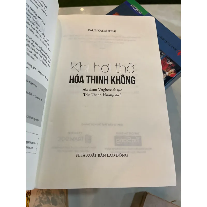 KHI HƠI THỞ HOÁ THINH KHÔNG - PAUL KALANITHI  1010305