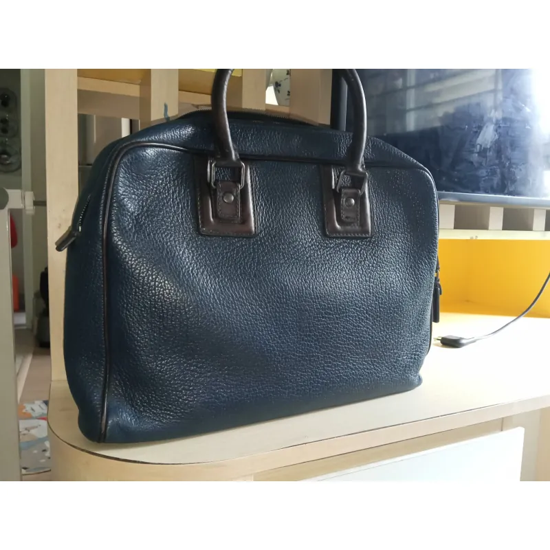 Cặp xách Dolce & Gabbana Da Xanh đậm 1019804