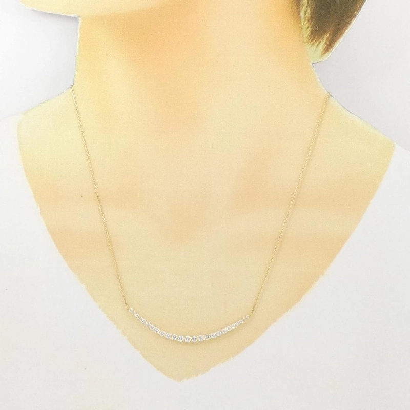 K18YG Dây chuyền kim cương 1.00CT - Hàng hiệu Chính hãng 848322