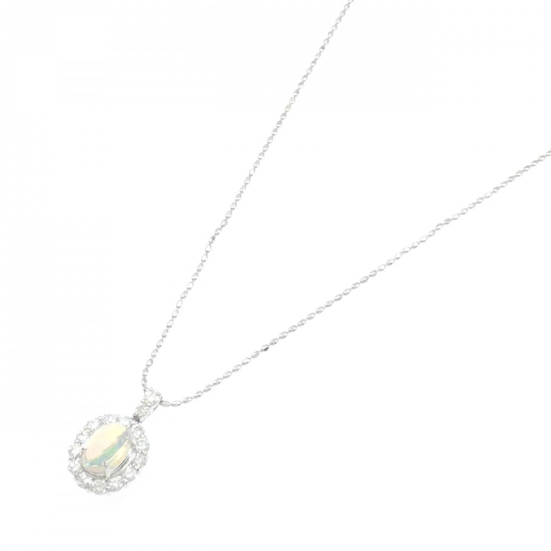 K18WG Opal Necklace 1.34CT - Hàng hiệu Authentic 857959
