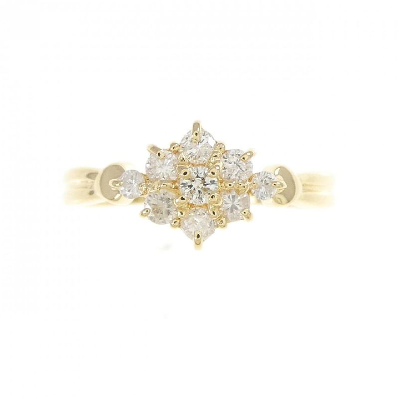 Nhẫn kim cương K18YG 0.25CT 667342