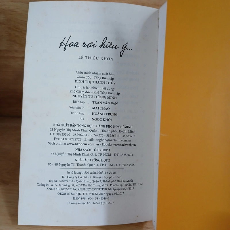 Hoa Rơi Hữu Ý...(Chân Dung - Phê Bình) - Lê Thiếu Nhơn 474925