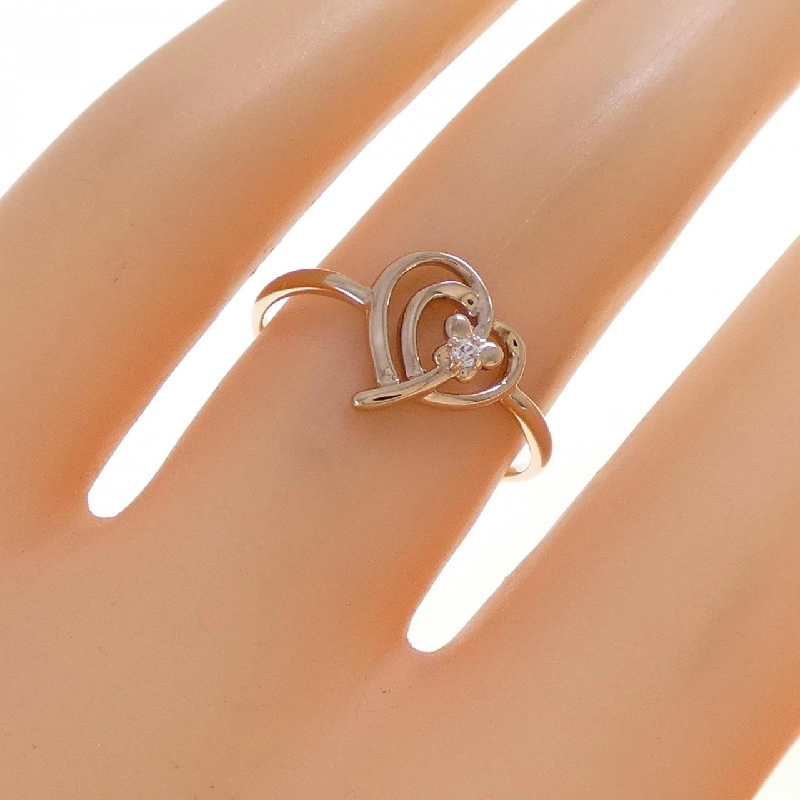 Nhẫn kim cương hình trái tim K18PG 0.01CT - Hàng hiệu chính hãng 852555