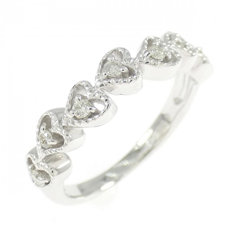 Nhẫn kim cương hình trái tim K18WG 669060