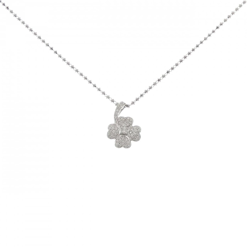 K18WG Nhẫn Bạc Clover Kim Cương 0.40CT - Hàng hiệu Chính hãng 862020