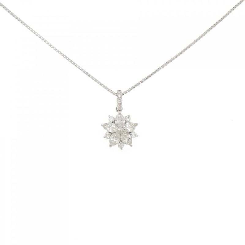 Dây chuyền kim cương hoa PT900/PT850 0.30CT - Hàng hiệu Chính hãng 860121