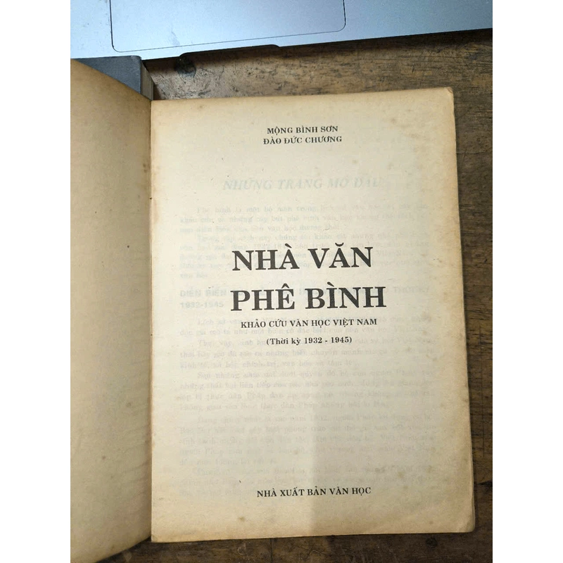 Nhà văn phê bình - Mộng Bình Sơn, Đào Đức Chương + Phê bình tác phẩm...báo chí (Minh Thái) 367099