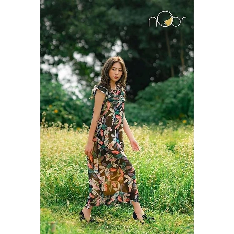 [New] Đầm maxi lụa tơ váy thiết kế nOor 361387