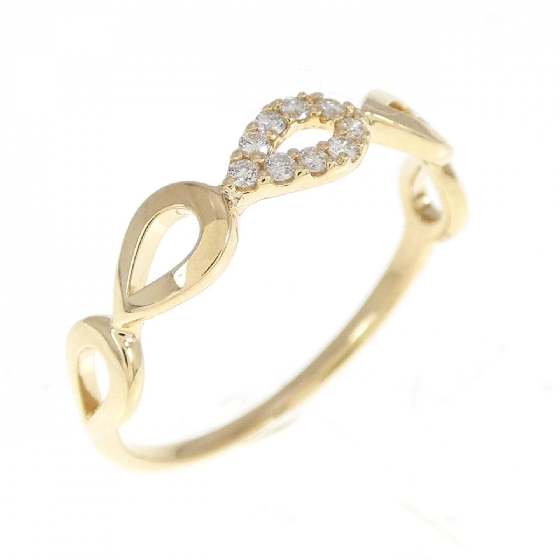 Nhẫn kim cương K18YG 671692