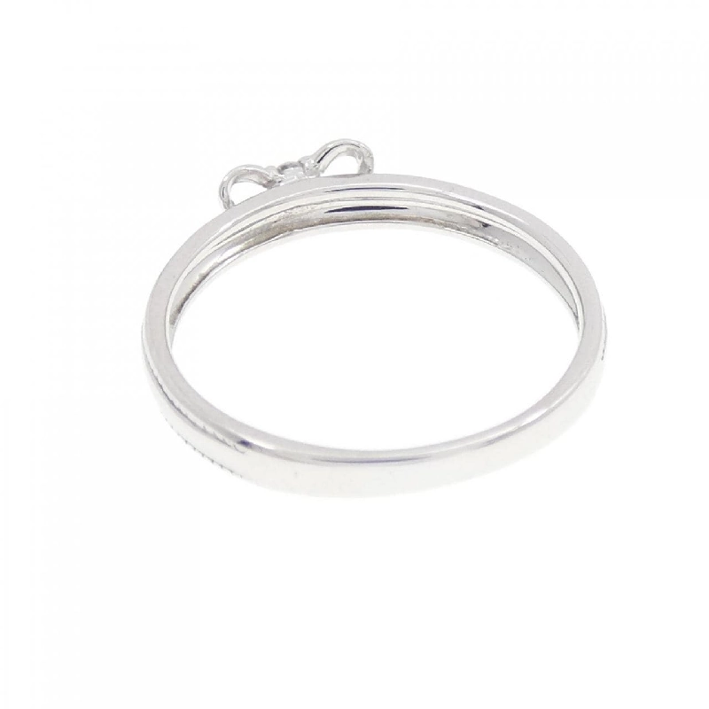 Nhẫn kim cương K18WG hình ruy băng 0.01CT 670586