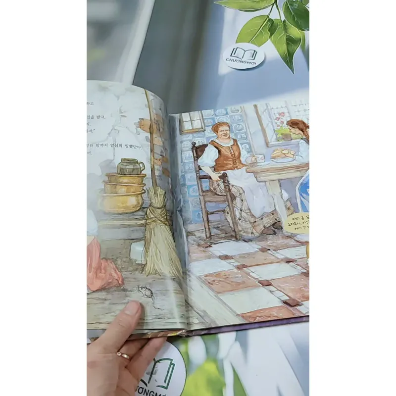 [Tặng nẹp góc] Truyện thiếu nhi Hàn Quốc: Moyamo Anu 39 -  모야모 아누와: 홀레 할머니가 주신 행운과 불행 732040