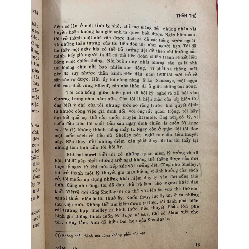 VĂN - SỐ 19 - ANDRÉ MAUROIS TỰ THUẬT
 1003470