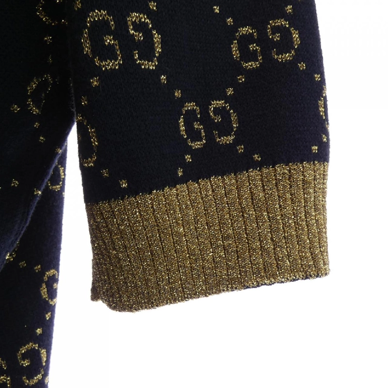 Gucci GG Cotton Lame Fabric Top 526759-X9W83 Knit - Hàng hiệu Authentic 819283