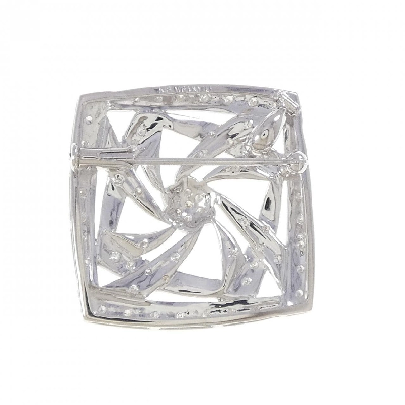 K18WG Kim cương Brooch 0.70CT - Hàng hiệu Chính hãng 872053