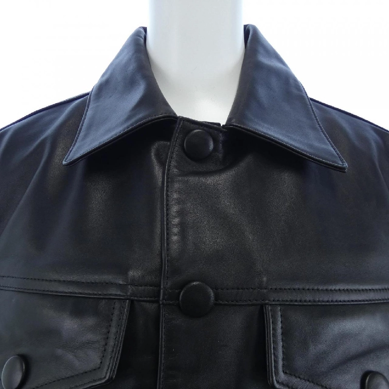 Áo khoác da AMI FJK213 - Hàng hiệu Authentic 822701