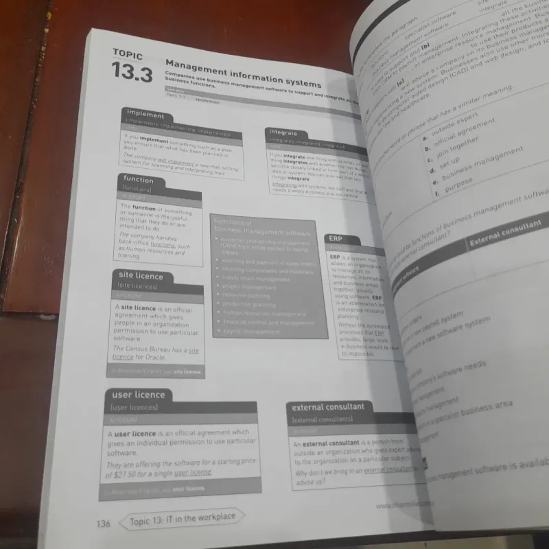 BUSINESS VOCABULARY in PRACTICE 930901