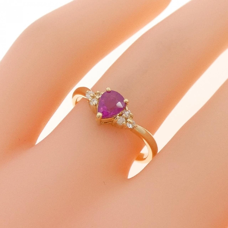 Nhẫn Ruby K18YG 0.49CT - Hàng hiệu Chính hãng 854161