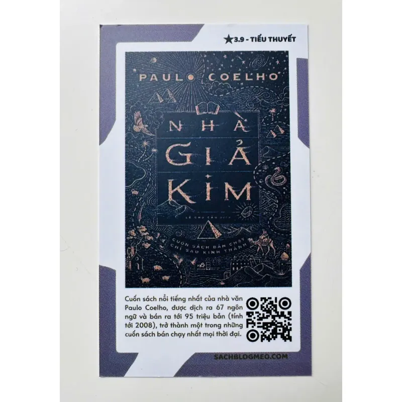 (Miễn phí) Bookmark Nhà Giả Kim (Tặng 1 sp cho 1 đơn hàng) - Designed by Blogmeo 571150