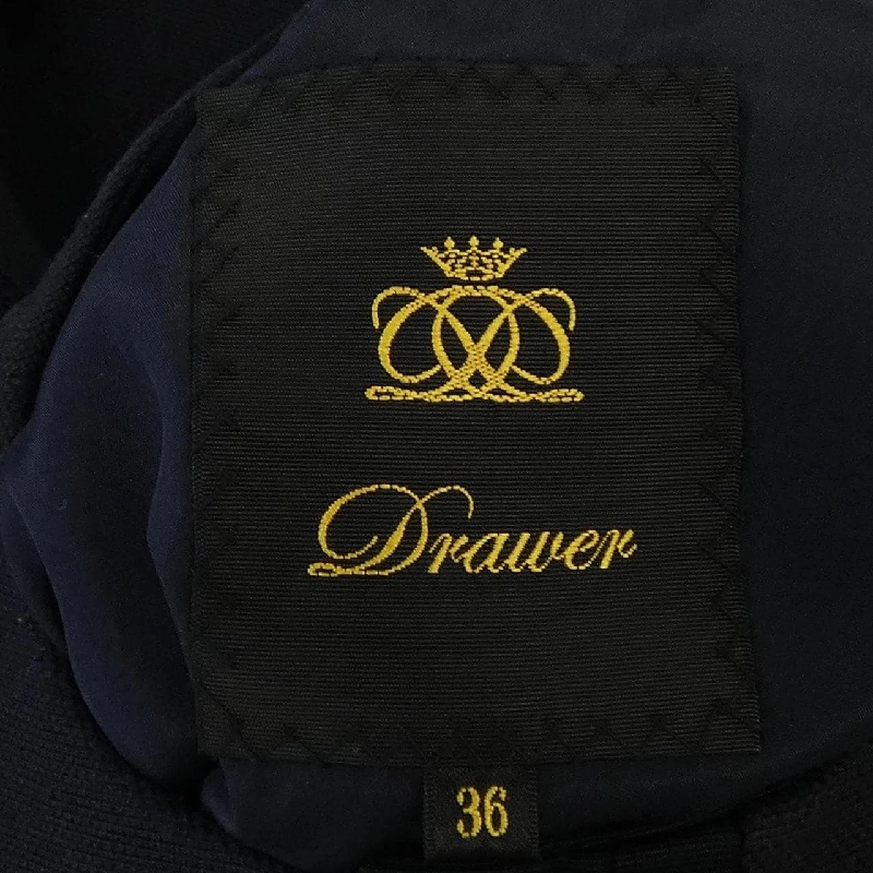 Đồ hiệu DRAWER 6522-234-0703 Áo khoác không cổ - Hàng hiệu Authentic 820865