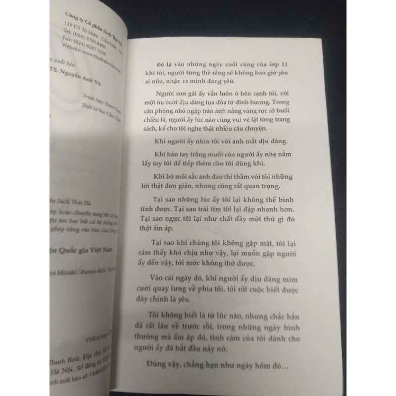 Cô gái văn chương và Tuyển tập tình yêu tập 1 mới 90% bẩn nhẹ 2017 HCM2105 Nomura Mizuki SÁCH VĂN HỌC 914305