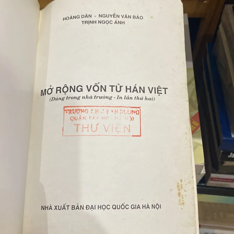 MỞ RỘNG VỐN TỪ HÁN VIỆT, CÓ CHỮ HÁN (XB 1999) 471769