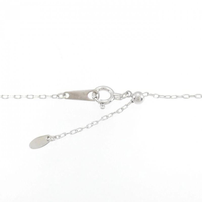 K18WG Dây chuyền hình trái tim Sapphire - Hàng hiệu Chính hãng 863122