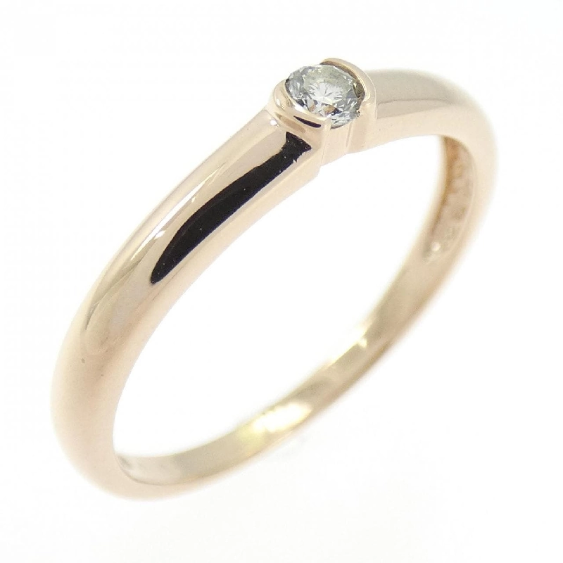 Nhẫn kim cương K18PG Solitaire 0.05CT 670463
