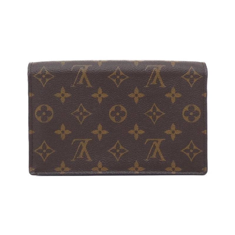Ví xách tay Louis Vuitton Monogram Porte-Folio Fleur Chain M69578 622687