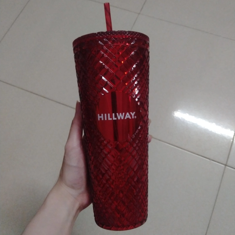 Cốc nhựa giữ nhiệt Hillway đỏ 507977