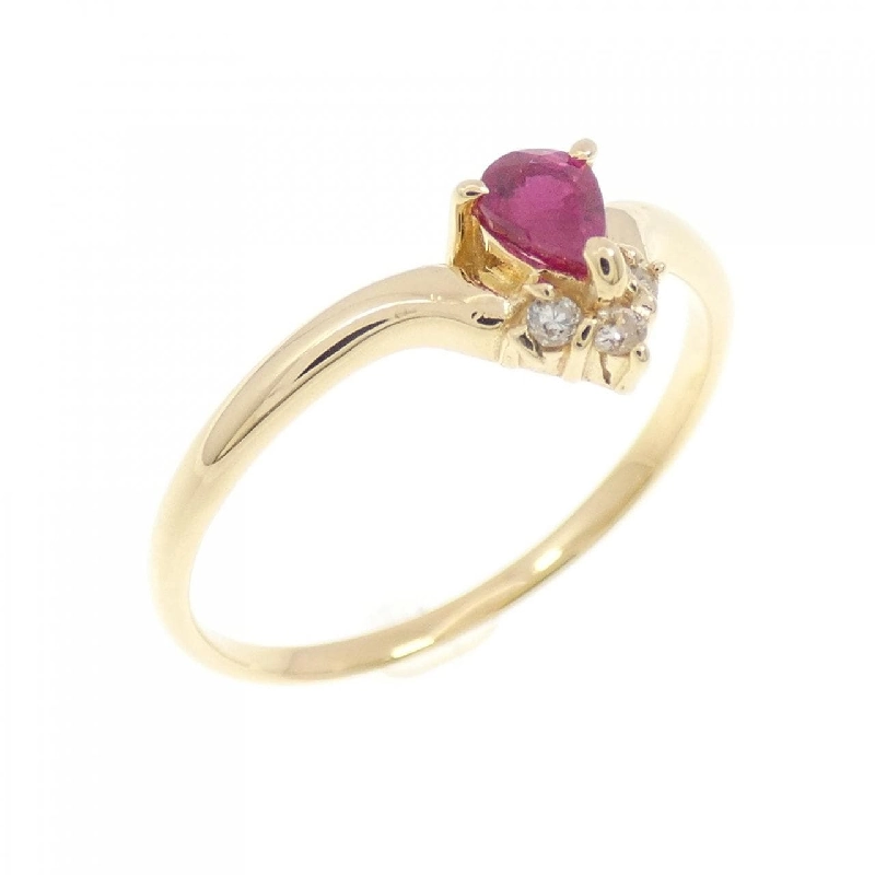 Nhẫn Ruby K18YG 0.18CT - Hàng hiệu Chính hãng 853043