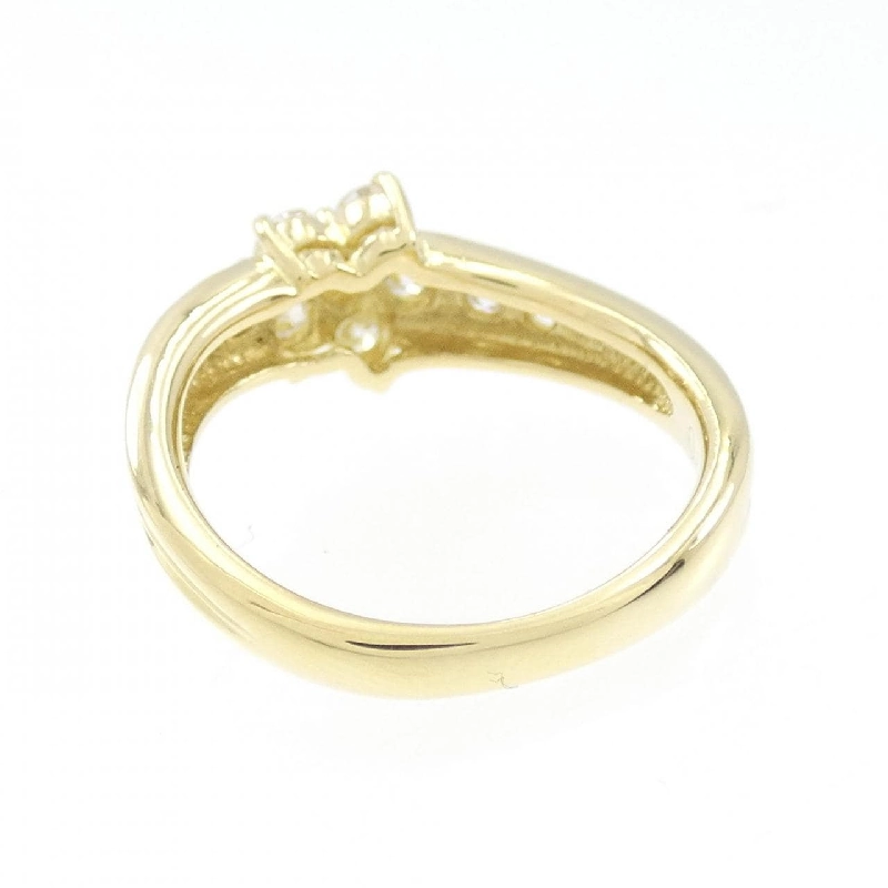 Nhẫn kim cương hoa K18YG 0.51CT - Hàng hiệu Authentic 856351