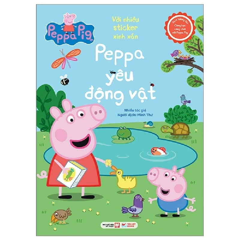 Sách Tương Tác - Cùng Học Cùng Chơi Với Peppa Pig - Peppa Yêu Động Vật - Nhiều Tác Giả ASB.PO Oreka Blogmeo 230225 389722