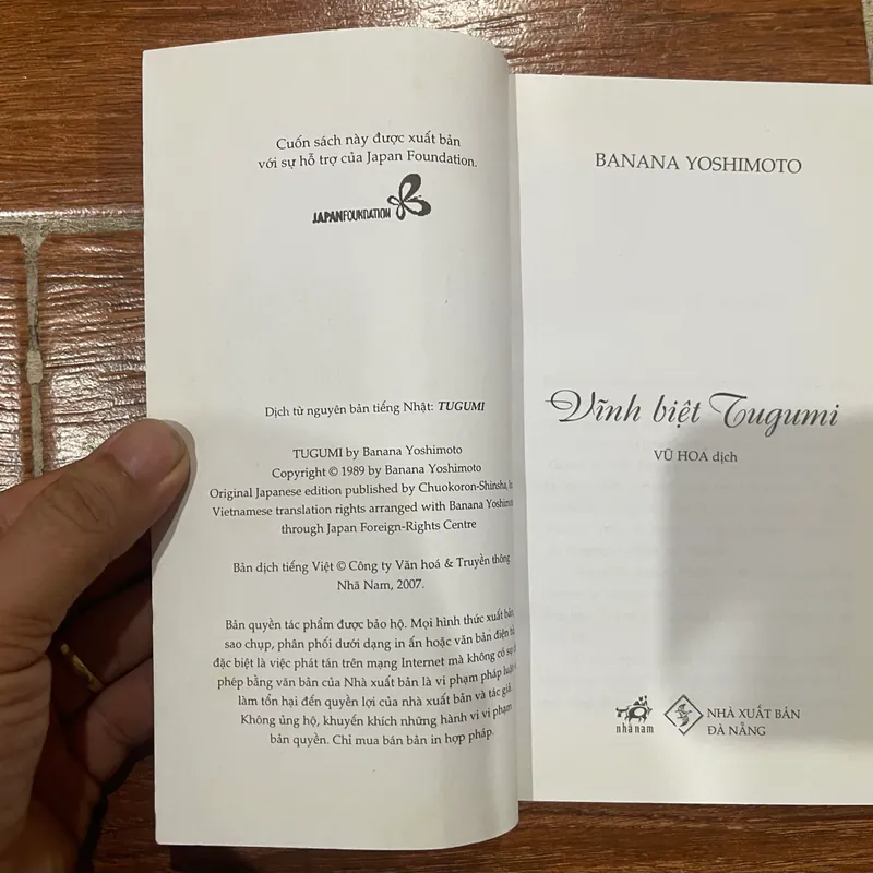 Vĩnh Biệt Tugumi - Banana Yoshimoto (k1) 562188